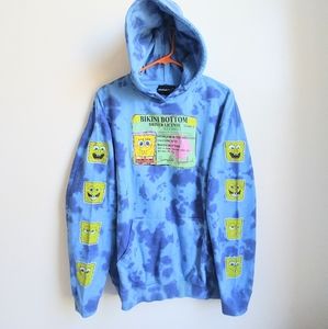Spongebob Acid Wash Ocean Water Unisex Hoodie